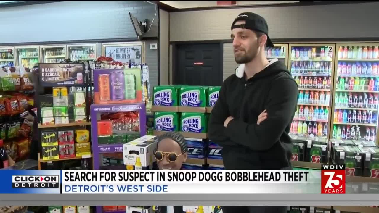 Detroit police searching for suspect who stole a liquor store Snoop Dogg bobblehead