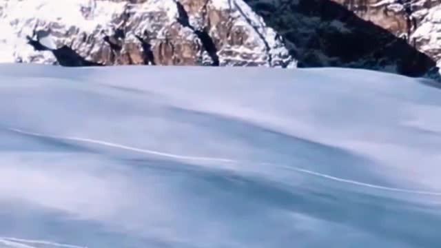 Astonishing Scenery of Mountain and Snow. #mountain #snow #geologyseeker #trending #trend #shorts #a