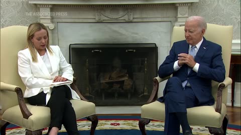 Joe biden thanks italian Pm