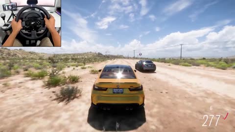 BMW M3 G80 Competition & BRABUS 800 Mercedes AMG E63S Forza Horizon 5 Thrustmaster T300RS gameplay