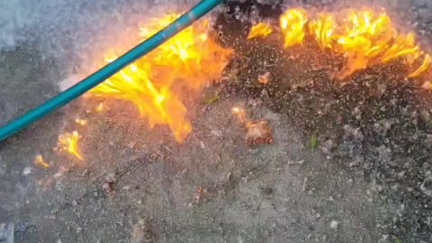 Cotton burning