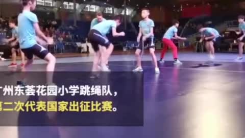 Awesome! Skipping rope in World Cup, China pupils won 60 gold medals.