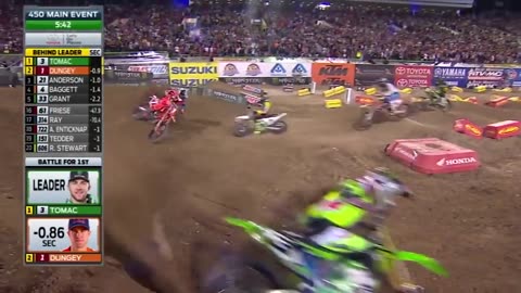 News : Fierce Duel Tomac, Dungey, Anderson In Supercross Final
