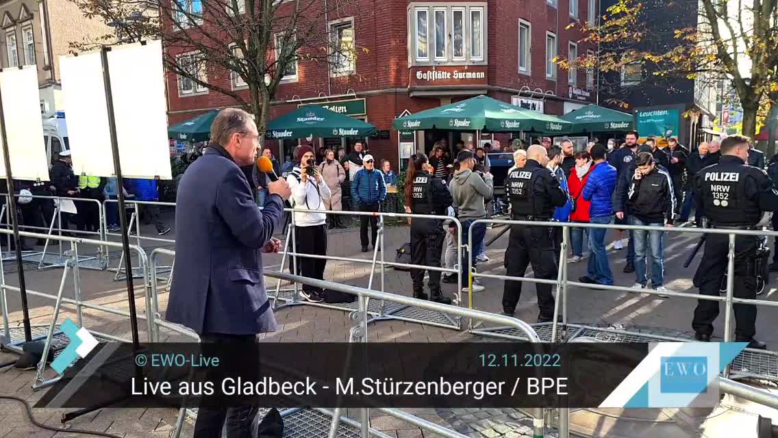 Live aus Gladbeck 2.0 - Michael Stürzenberger BPE Reupload