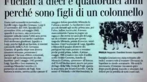 Complici degli alleati i terroristi partigiani...