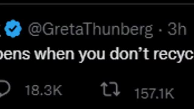 Greta Thunberg Roasts Andrew Tate Again...