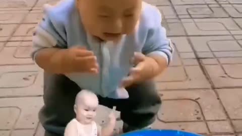 Funny video of animals with child