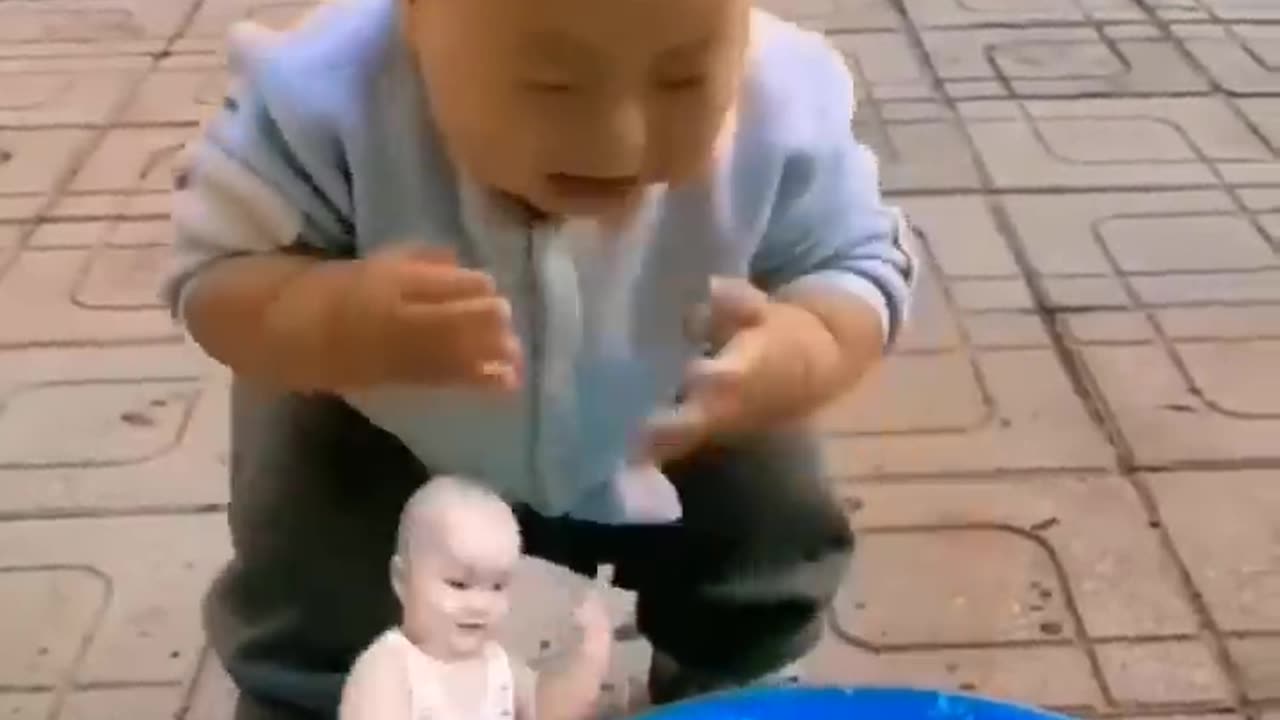Funny video of animals with child