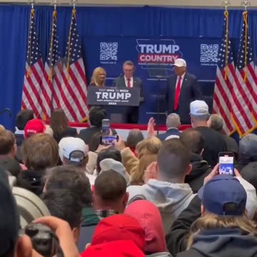 North Dakota Governor Endorses Trump Before IOWA Caucas