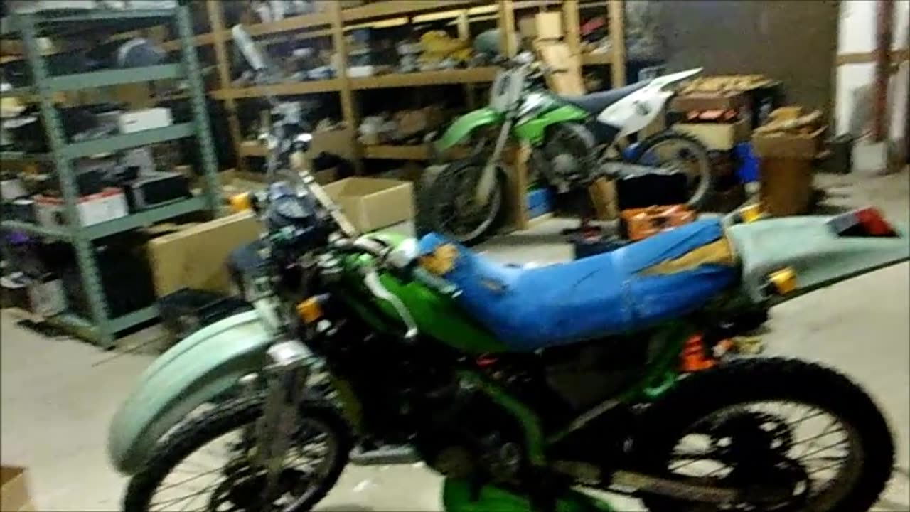 91' KDX125 Junk bike fun to tinker with ABAREBUGYO