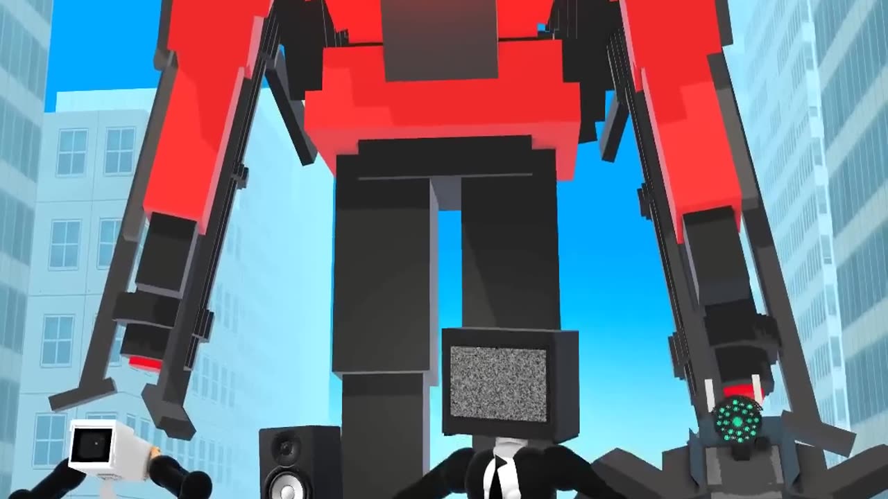 Skibidi Toilet Pizza Tower Scream Meme Cameraman Speakerman Camerawoman Titan Speakerman