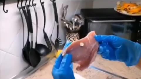 Why does this meat seem magnetic?