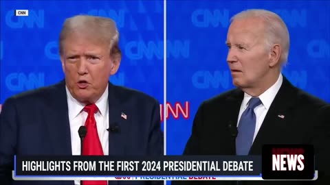 Watch highlights from the first 2024 presidential debate,