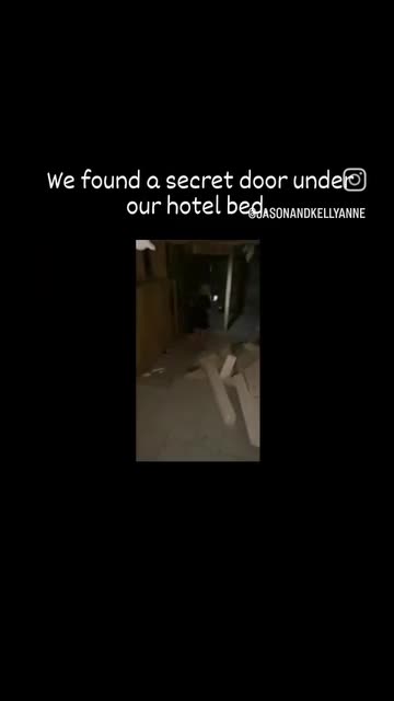 ANOTHER UNDERGROUND TUNNEL DOOR IN HOTEL ROOM