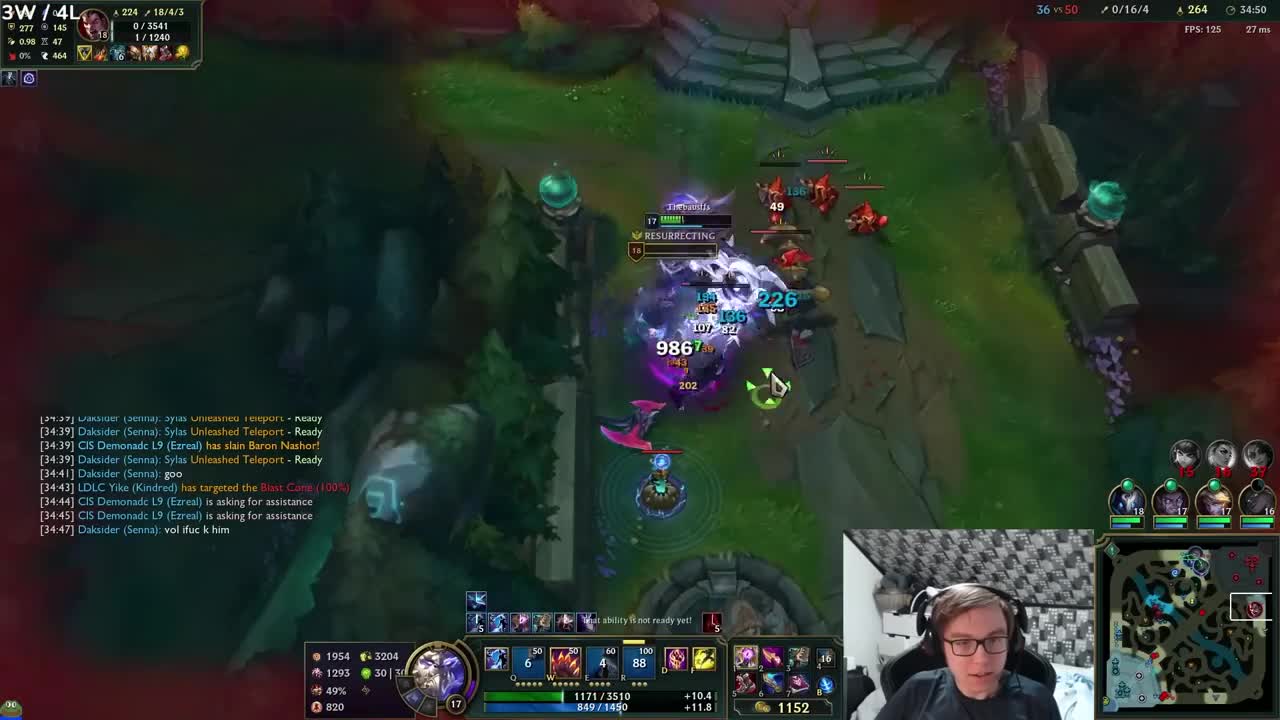 0/16 Volibear vs 18/4 Darius