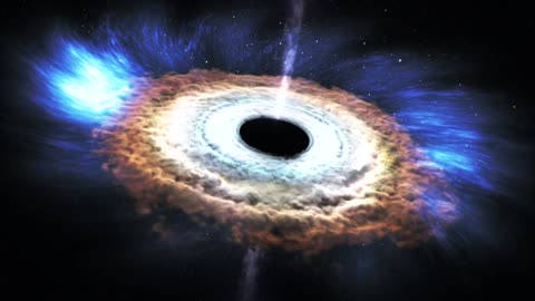 #Nasa#Massive black Hole Shreds Passing Star