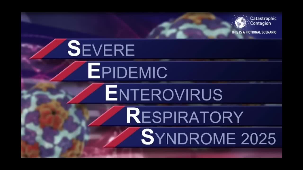 CATASTROPHIC CONTAGION 2025! SAME AS EVENT 201 THEY JUST RAN ANOTHER "DRILL" FOR THE NEXT PANDEMIC!