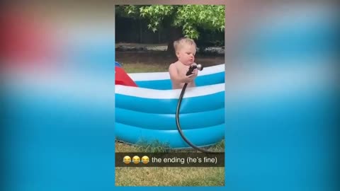 Funny video of cute baby