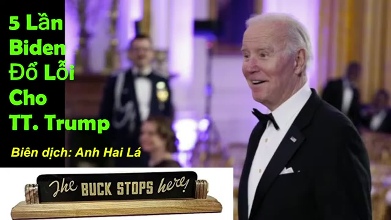 5 LẦN BIDEN CỐ GẮNG ĐỔ LỖI CHO TT. TRUMP