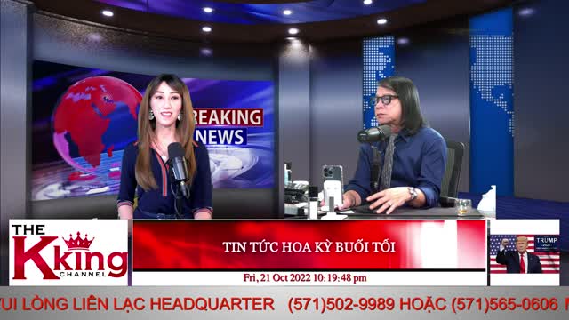 TIN TỨC HOA KỲ BUỔI TỐI - 10/21/2022 - The KING Channel