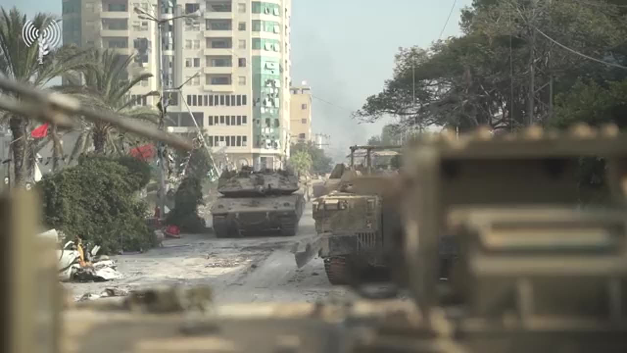 The Israeli Army has released new footage of its soldiers fighting deep inside the Gaza Strip.