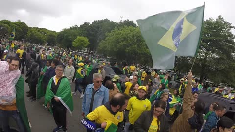 Manifestação no Ibiraquera contra a fraude eleitoral - São Paulo - 02-nov-2022