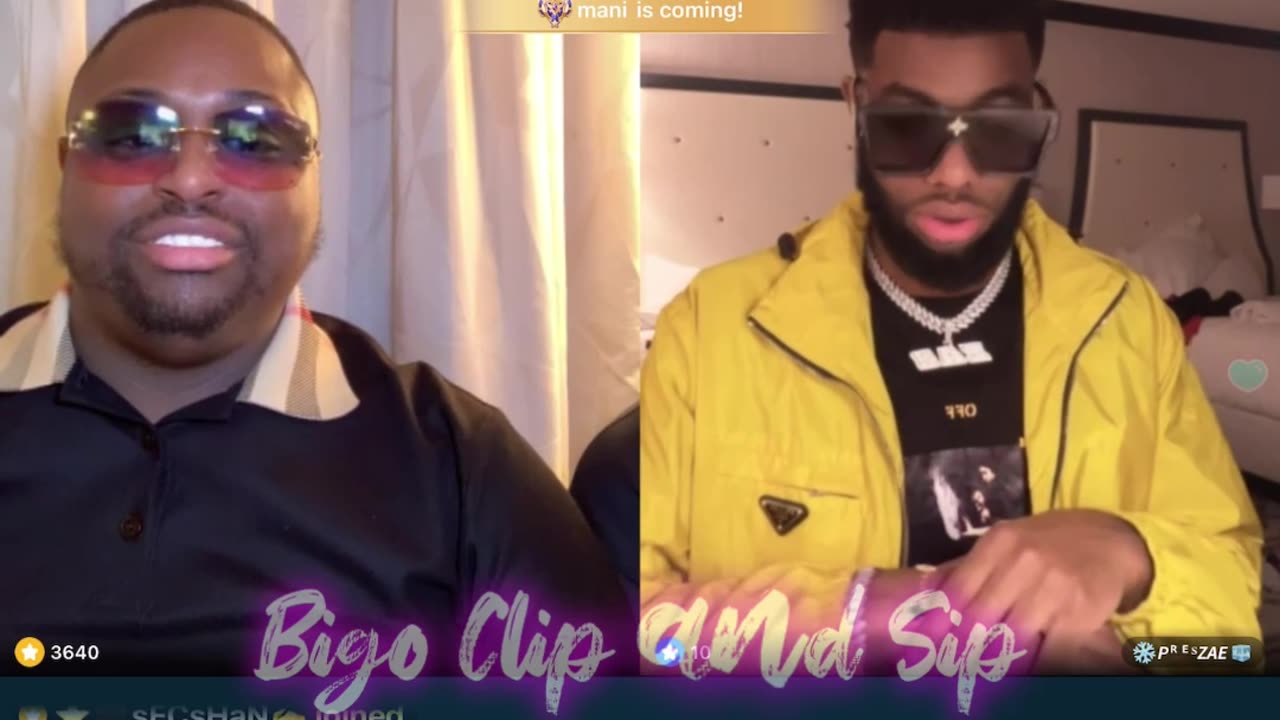 DreBaby still upset lines Zae to discuss going to after parties 1/17/24 #bigoclipandsip