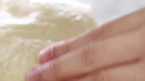 Dividing pandesal dough