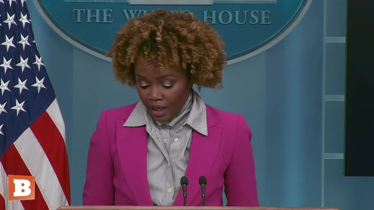 White House Press Secretary Karine Jean-Pierre briefing reporters & taking questions...