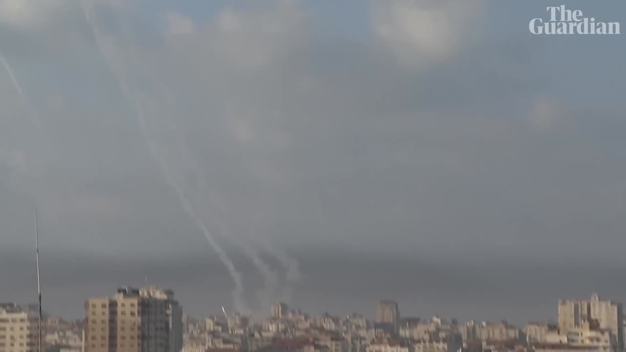 HAMAS FIRING MISSILES ON ISRAEL!