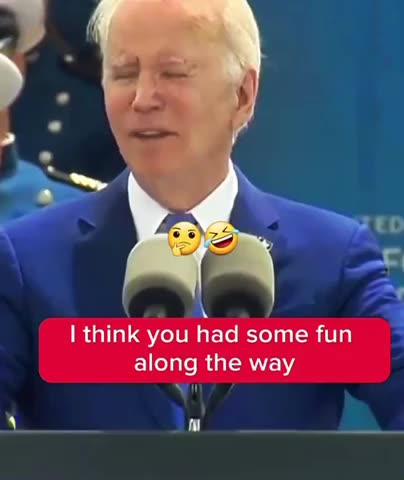 What in the world is Biden talking about ?