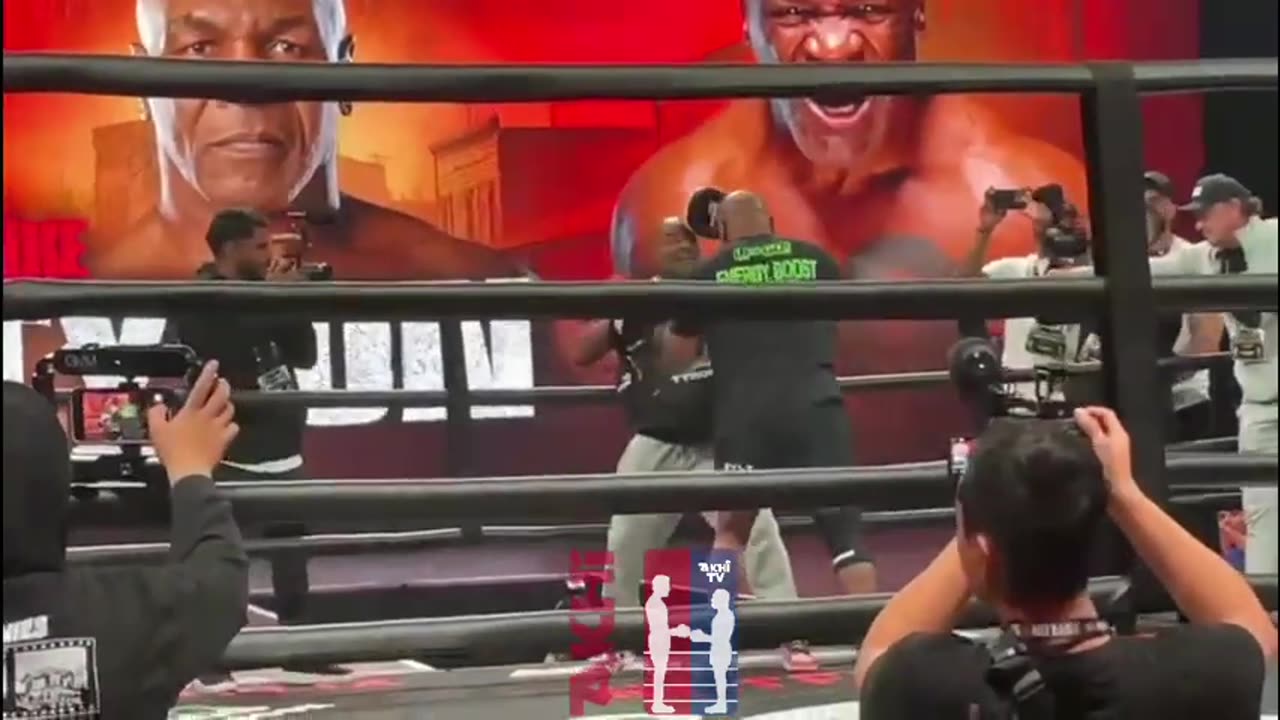 Mike Tyson SMASHES The Pads At 60 Year Old Training For Jake Paul Fight