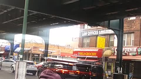 Taking a nice walk around Queens New York City 12-21-21.
