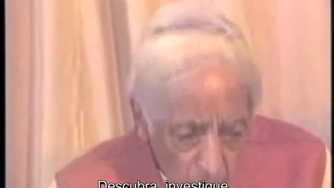 Krishnamurti - Não importa se você morrer por isso.