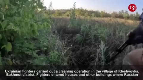 ukrainian fighters finds remains of russian helicopter destroyed kleshyovka