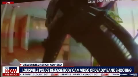 Louisville Police Release Bodycam Of Bank Shooting...