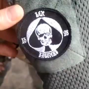 Ukrainian soldiers shoot down one Russian "Geranium" drone