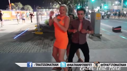 Grabbing sexy girls b**bz pranks
