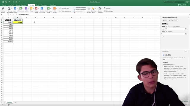 How to use Excel Functions 2016 (Italian)