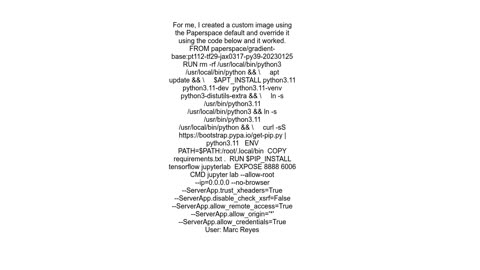 I want to switch python versions in paperspace