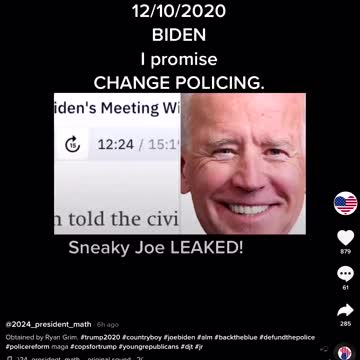 LEAKED BIDEN AUDIO: Barely Able To Speak, Admits Trump Smoked Them “Across the Country”