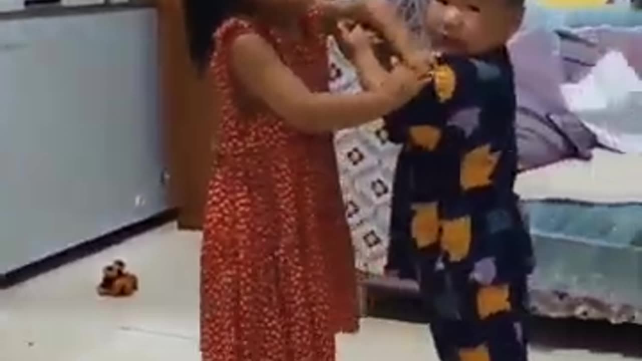 😂Funny Kids Angry Fight Reaction😂 #kids #comedy #shorts #cute