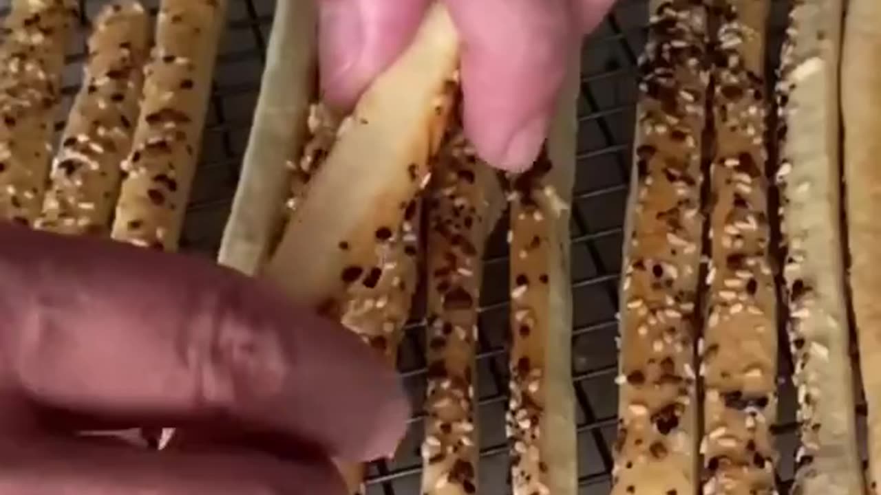 Итальянские хлебные палочки - гриссини🥖Рецепт