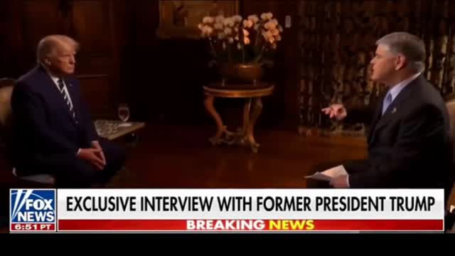 4/23/2021 Trump In-Person Interview on Hannity Continued