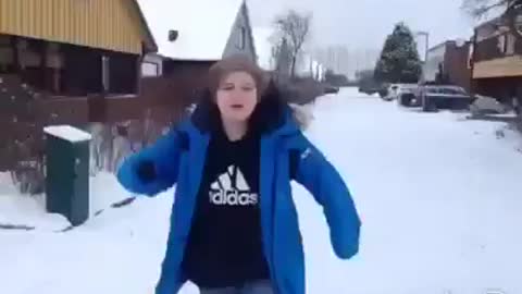 Dançando na neve