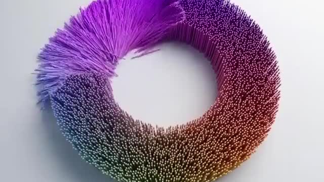 Falling Colourful Sticks #satisfying