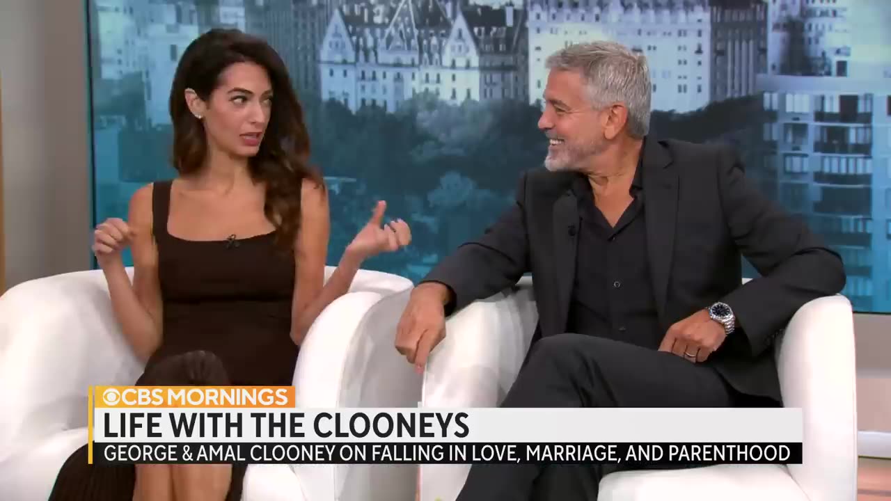 George and Amal Clooney talk first impressions of each other