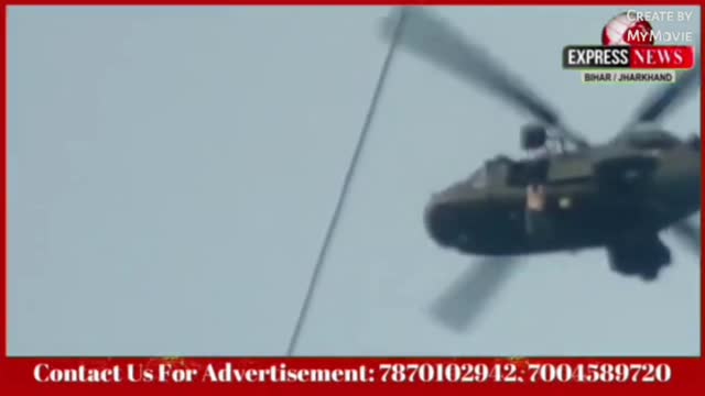 Ropeway accident rescue a man fall from halicoptar