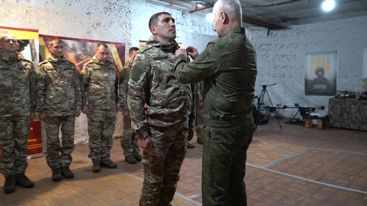 Russian Defense Minister Andrei Belousov inspected the grouping of troops of the Dnieper