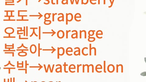 Korean vocabulary book